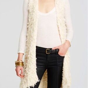 ✌️Women’s Free People Shaggy Cardigan Vest Sz. S✌️